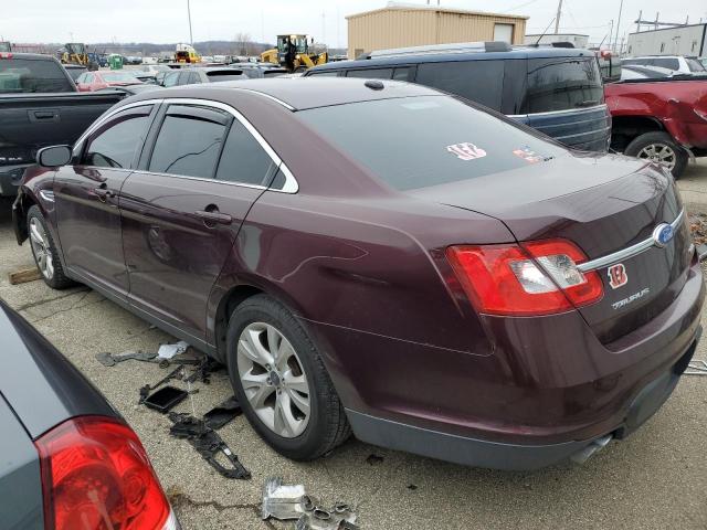 1FAHP2EW2BG159853 - 2011 FORD TAURUS SEL BURGUNDY photo 2