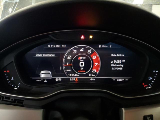 WAUP4AF55JA002055 - 2018 AUDI S5 PREMIUM PLUS Gri fotoğraf 9