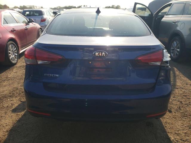 3KPFK4A70HE134503 - 2017 KIA FORTE LX BLUE photo 6