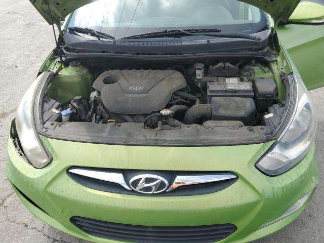 KMHCU5AE2DU078380 - 2013 HYUNDAI ACCENT GLS GREEN photo 11