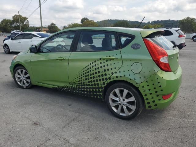 KMHCU5AE2DU078380 - 2013 HYUNDAI ACCENT GLS GREEN photo 2