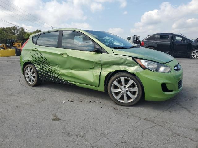 KMHCU5AE2DU078380 - 2013 HYUNDAI ACCENT GLS GREEN photo 4