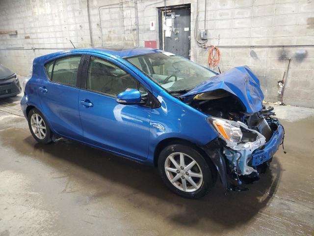 JTDKDTB32C1004118 - 2012 TOYOTA PRIUS C BLUE photo 4