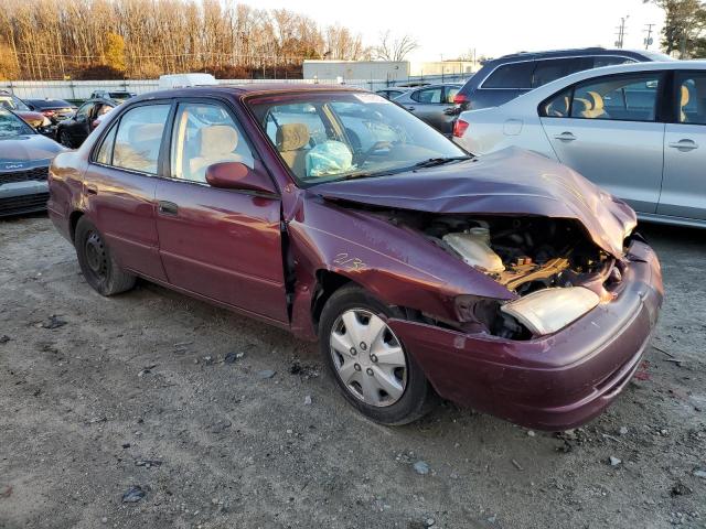 2T1BR18E6WC077605 - 1998 TOYOTA COROLLA VE BURGUNDY photo 4