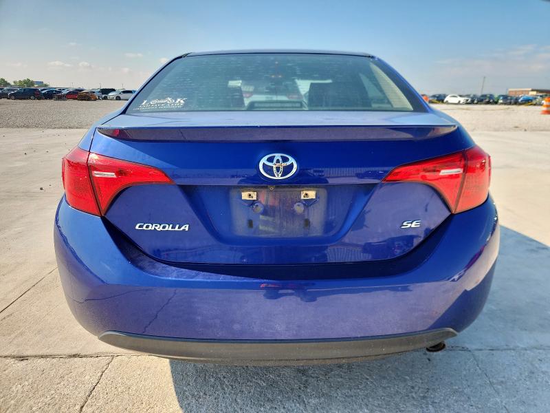 5YFBURHE8JP772741 - 2018 TOYOTA COROLLA L BLUE photo 6