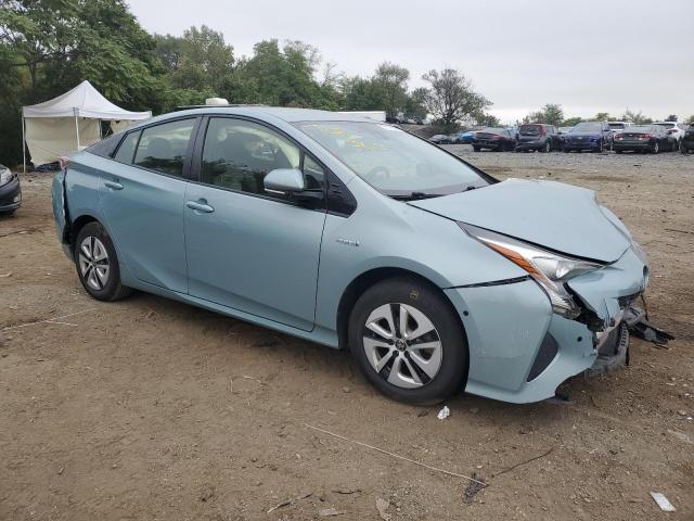 JTDKBRFU5H3568501 - 2017 TOYOTA PRIUS BLUE photo 4