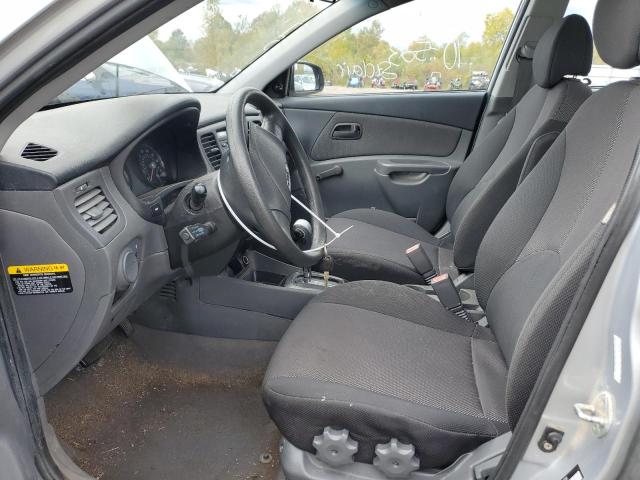 KNADE123686342509 - 2008 KIA RIO BASE SILVER photo 7