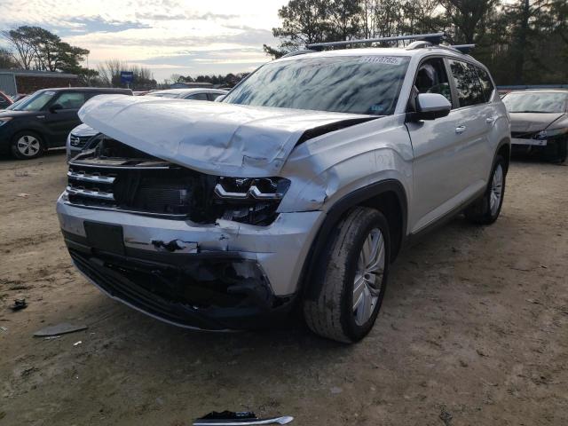 1V2MR2CA1KC552193 - 2019 VOLKSWAGEN ATLAS SEL SILVER photo 1