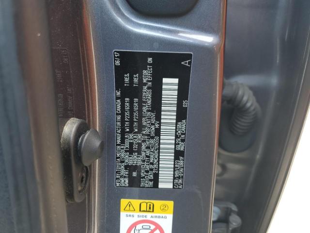 2T2BZMCA6HC104550 - 2017 LEXUS RX 350 BASE GRAY photo 13