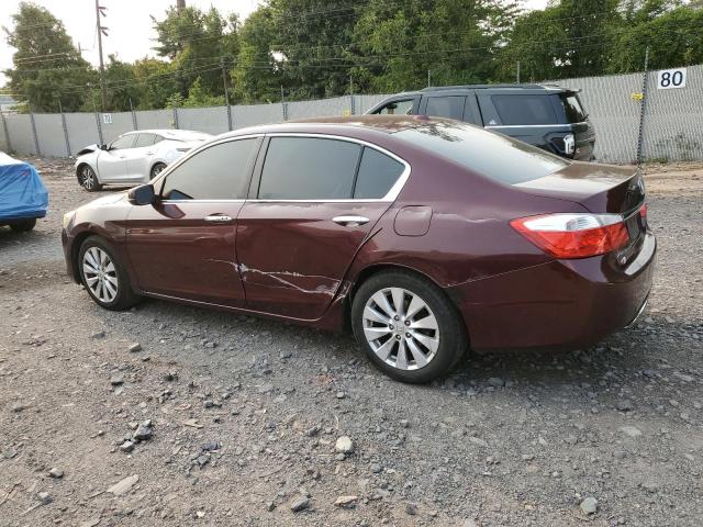 1HGCR2F86DA029659 - 2013 HONDA ACCORD EXL MAROON photo 2