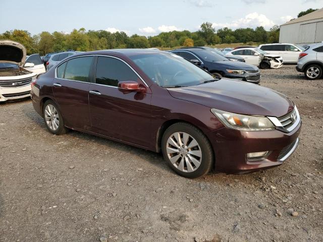 1HGCR2F86DA029659 - 2013 HONDA ACCORD EXL MAROON photo 4