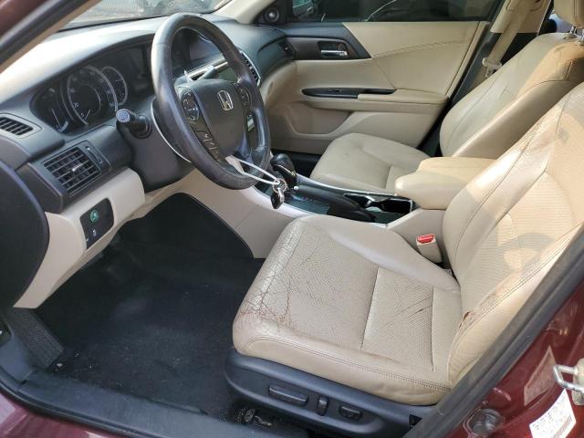 1HGCR2F86DA029659 - 2013 HONDA ACCORD EXL MAROON photo 7