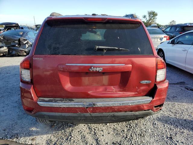 1C4NJCEA0GD651749 - 2016 JEEP COMPASS LATITUDE BURGUNDY photo 6