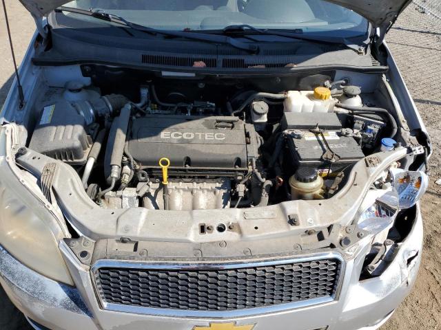 KL1TD66E99B650459 - 2009 CHEVROLET AVEO LS ვერცხლისფერი ფოტო 11