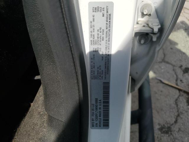 1C6SRFLT4MN516868 - 2021 RAM 1500 REBEL WHITE photo 12