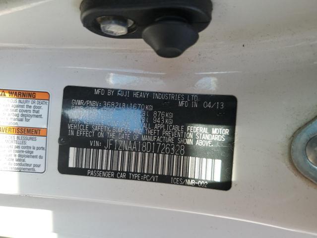 JF1ZNAA18D1726328 - 2013 TOYOTA SCION FR-S თეთრი ფოტო 12