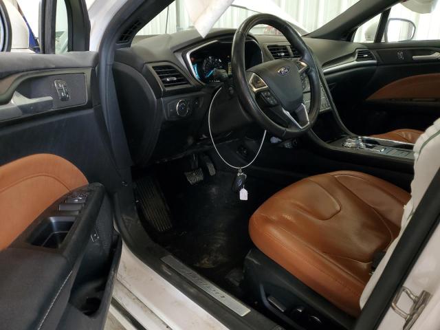3FA6P0SU9KR230652 - 2019 FORD FUSION TITANIUM 白色 照片 8