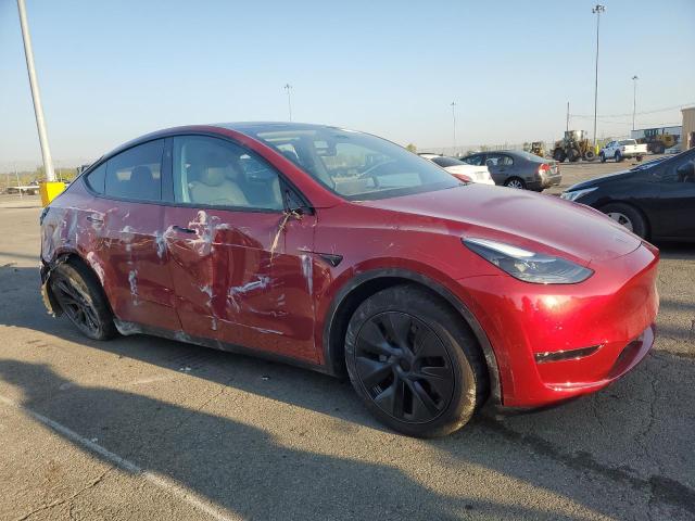 7SAYGDED5RF204649 - 2024 TESLA MODEL Y RED photo 4