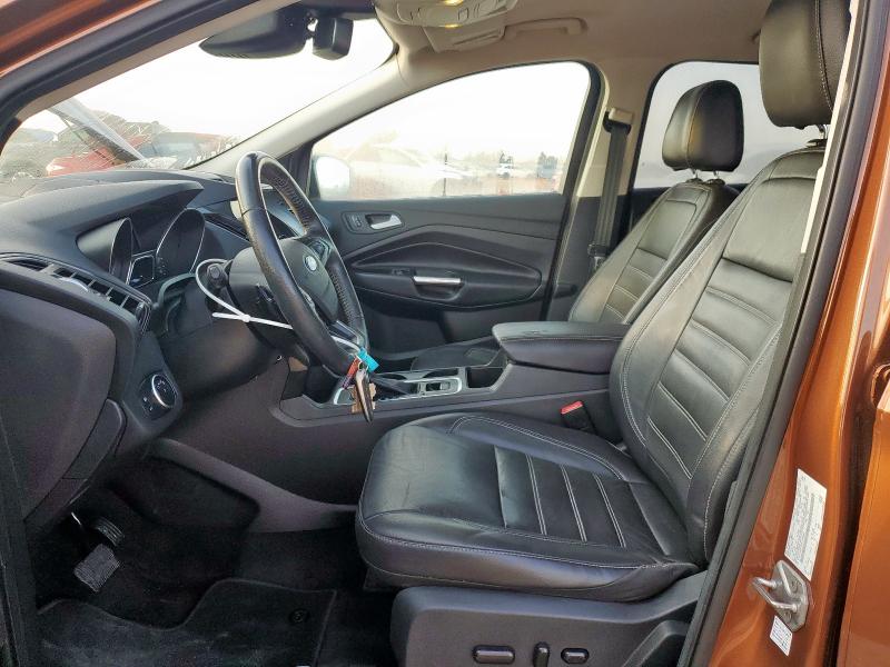 1FMCU0JD3HUA00223 - 2017 FORD ESCAPE TITANIUM ORANGE photo 7