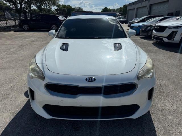 KNAE15LAXJ6032888 - 2018 KIA STINGER WHITE photo 5