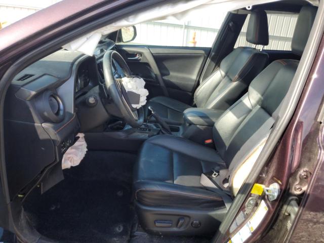2T3JFREV9HW567469 - 2017 TOYOTA RAV4 SE Բորդո լուսանկար 7