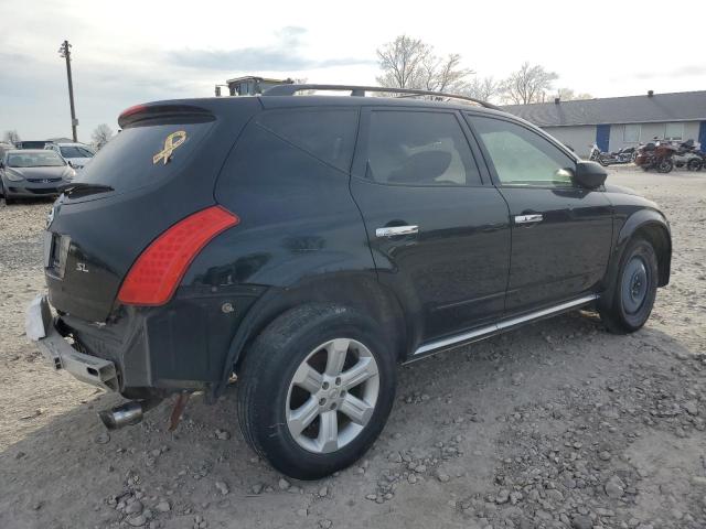 JN8AZ08W76W543259 - 2006 NISSAN MURANO SL BLACK photo 4