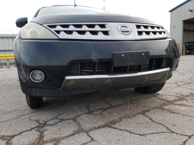 JN8AZ08W76W543259 - 2006 NISSAN MURANO SL BLACK photo 9