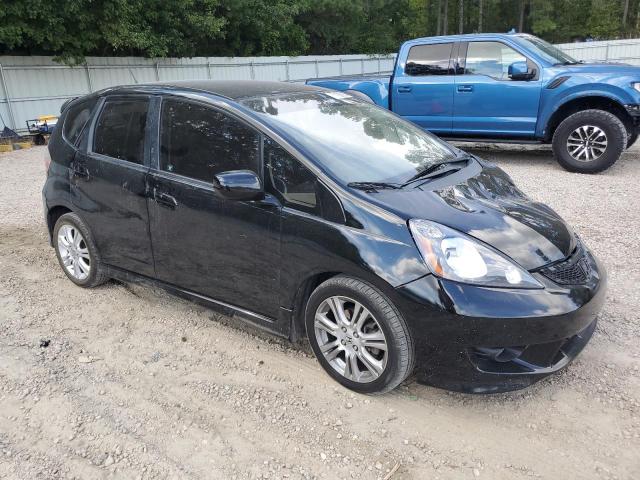JHMGE8H43AC014043 - 2010 HONDA FIT SPORT BLACK photo 4