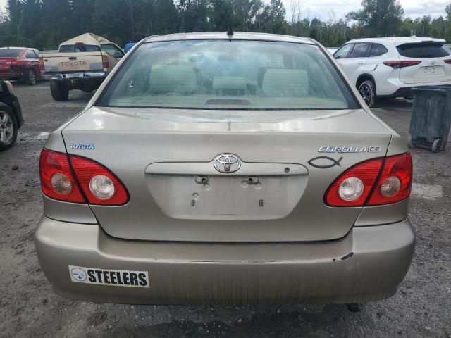 2T1BR32E47C837584 - 2007 TOYOTA COROLLA CE ოქროსფერი ფოტო 6