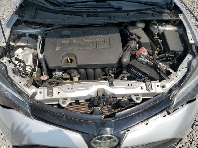 2T1BURHEXHC818693 - 2017 TOYOTA COROLLA L SILVER photo 11