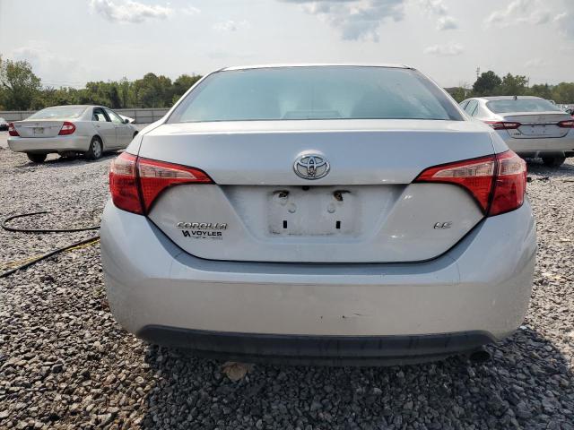 2T1BURHEXHC818693 - 2017 TOYOTA COROLLA L SILVER photo 6