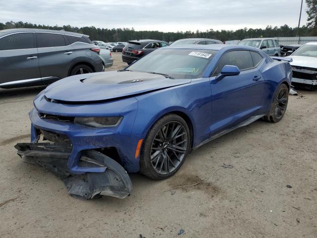 1G1FK1R6XK0122751 - 2019 CHEVROLET CAMARO ZL1 BLUE photo 1