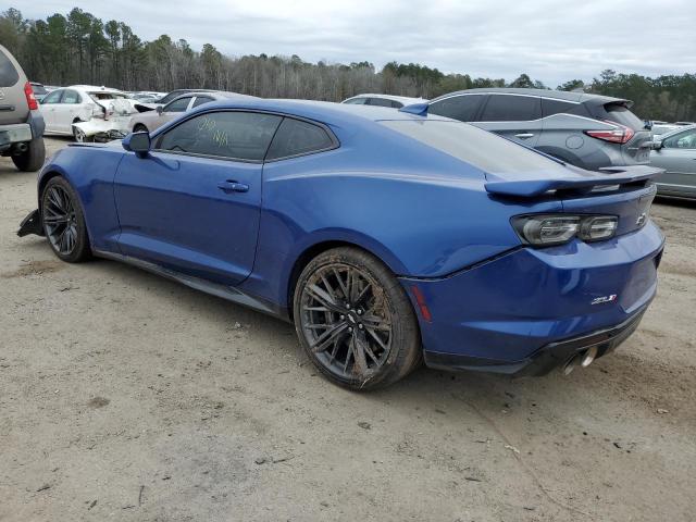 1G1FK1R6XK0122751 - 2019 CHEVROLET CAMARO ZL1 蓝色 照片 2