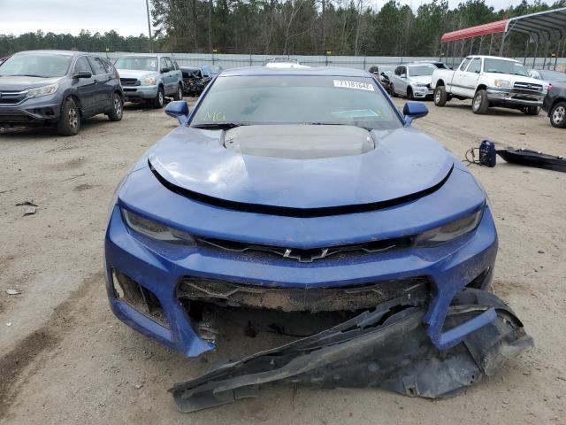 1G1FK1R6XK0122751 - 2019 CHEVROLET CAMARO ZL1 BLUE photo 5