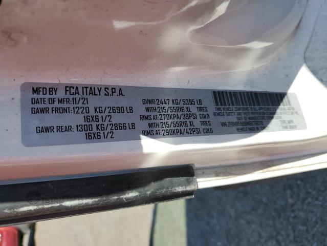 ZFBHRFAB8M6V76078 - 2022 RAM PROMASTER WHITE photo 13