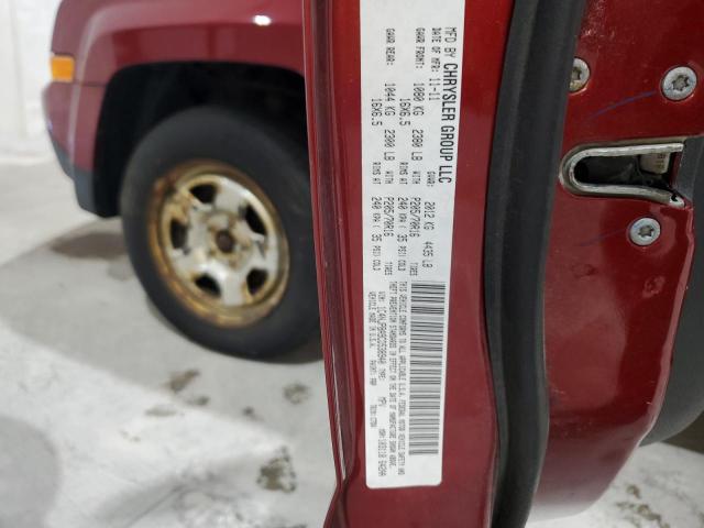 1C4NJPBA9CD538940 - 2012 JEEP PATRIOT SPORT 红色 照片 13