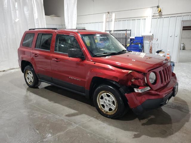1C4NJPBA9CD538940 - 2012 JEEP PATRIOT SPORT 红色 照片 4
