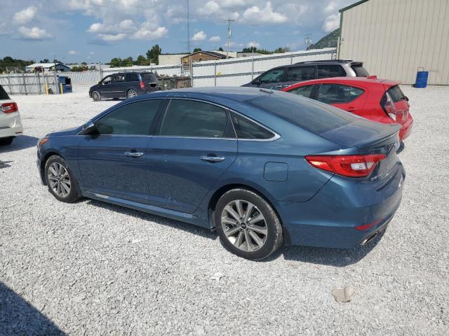 5NPE34AF3GH324192 - 2016 HYUNDAI SONATA SPORT 蓝色 照片 2