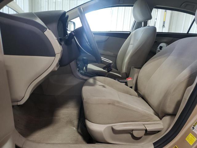 2T1BU4EE3CC818261 - 2012 TOYOTA COROLLA BASE BEIGE photo 7