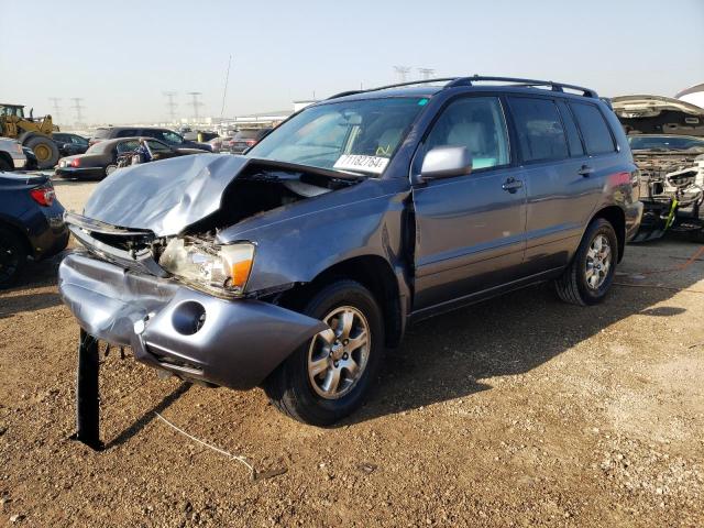 JTEDP21A740026709 - 2004 TOYOTA HIGHLANDER BASE BLUE photo 1