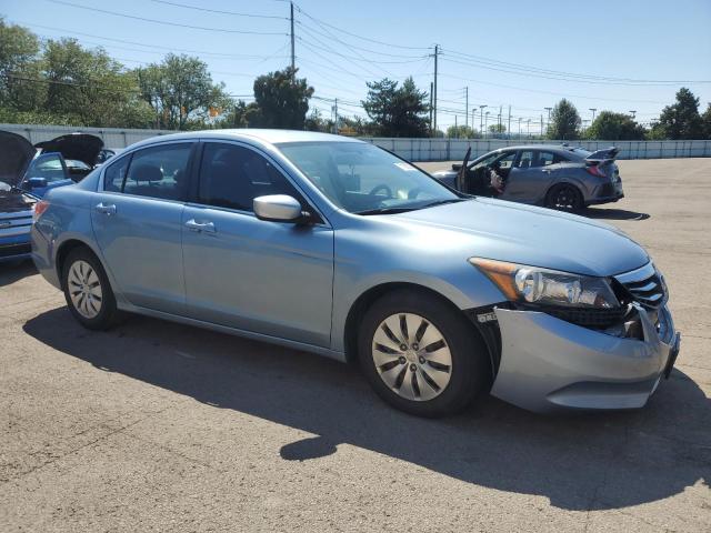 1HGCP2F31CA086053 - 2012 HONDA ACCORD LX BLUE photo 4