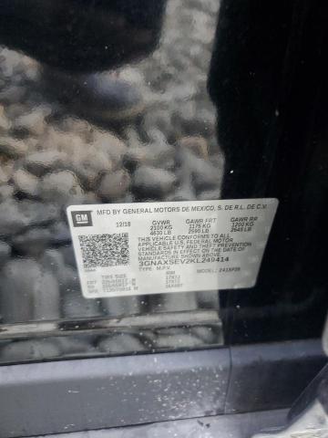 3GNAXSEV2KL249414 - 2019 CHEVROLET EQUINOX LS შავი ფოტო 13