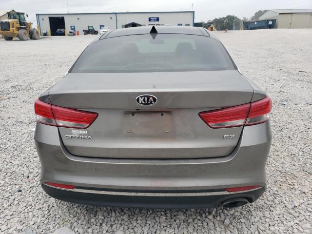 5XXGU4L35GG067962 - 2016 KIA OPTIMA EX GRAY photo 6