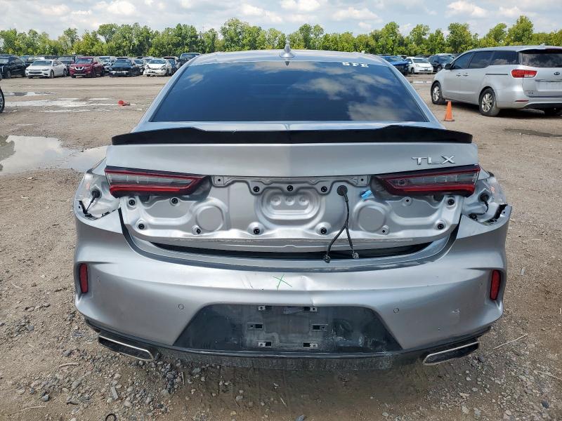 19UUB6F50MA003208 - 2021 ACURA TLX TECH A SILVER photo 6