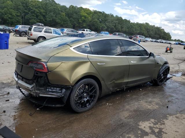 5YJ3E1EA6KF410747 - 2019 TESLA MODEL 3 绿色 照片 3