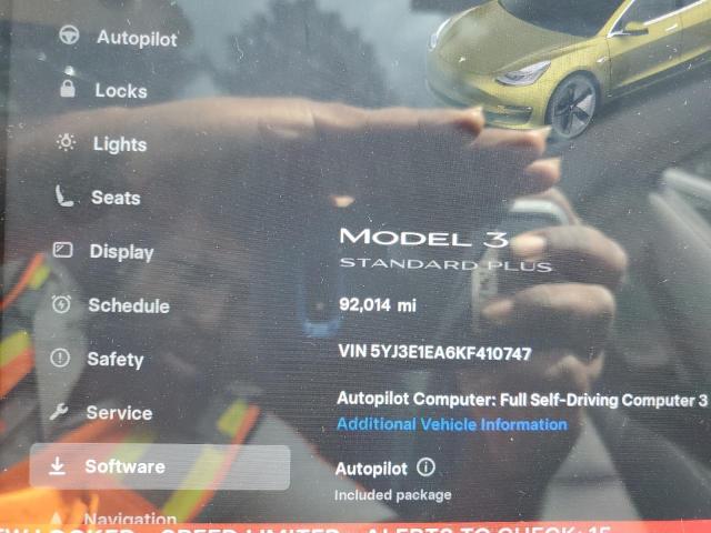 5YJ3E1EA6KF410747 - 2019 TESLA MODEL 3 绿色 照片 9