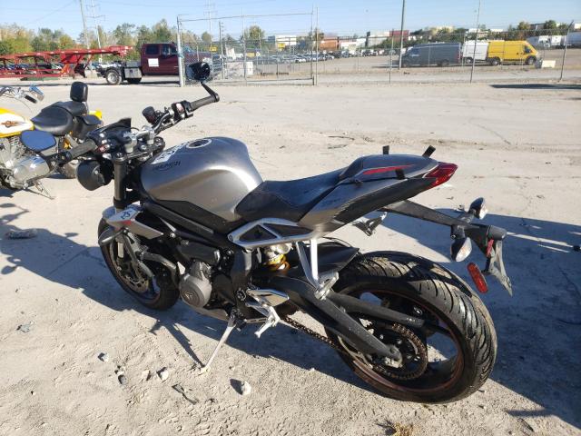 SMTA464S3JT863125 - 2018 TRIUMPH MOTORCYCLE STREET TRI RS GRAY photo 3