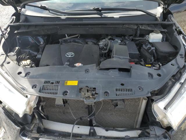 5TDJZRFH8KS982324 - 2019 TOYOTA HIGHLANDER SE Қара фото 12