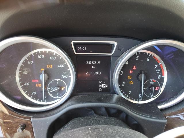 4JGDA5HB6CA024959 - 2012 MERCEDES-BENZ ML 350 4MATIC GRAY photo 9