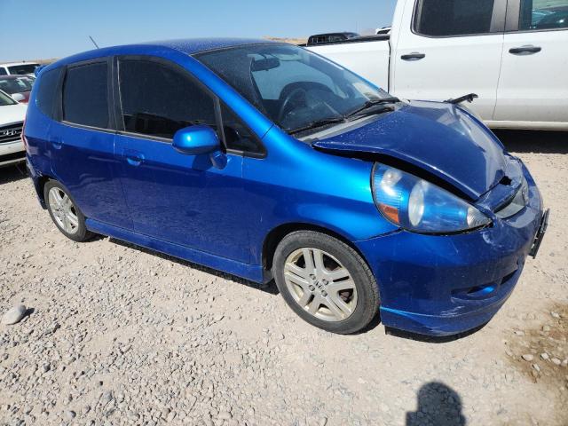 JHMGD38697S063611 - 2007 HONDA FIT S أزرق صورة 4